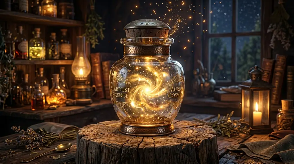 Glowing Stardust Jar