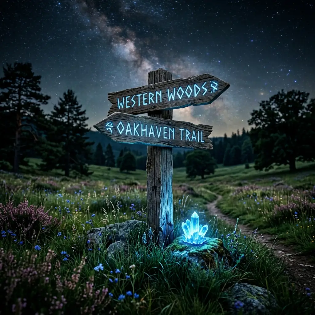 Wooden safety sign